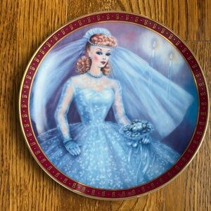 Mattel Barbie Bride-To-Be Collectible Plate